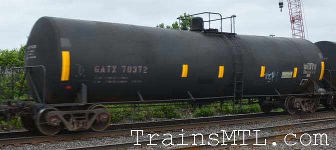 Car/wagon GATX70372 left side / coté gauche